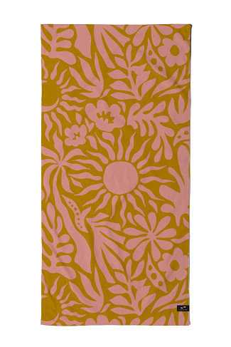 RETRO Sunny Jacquard Cotton Woven Beach Towel