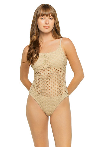 CLAY Crochet One Piece Swimsuit