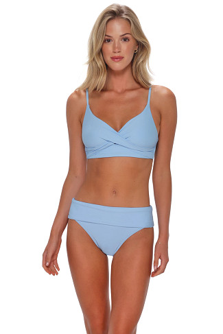 BLUE WHISPER Lyla Bralette Bikini Top
