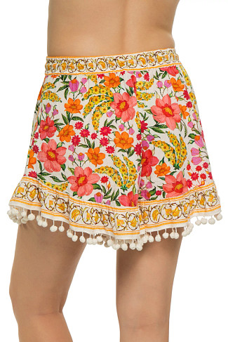 BANANA FLOWERS OFF-WHITE Banana Flowers Shorts