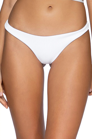 OPTIC WHITE Evan Brazilian Bikini Bottom