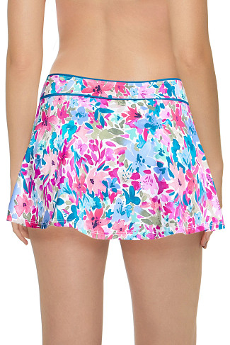 DUSTY LUPINE Skirted Bikini Bottom