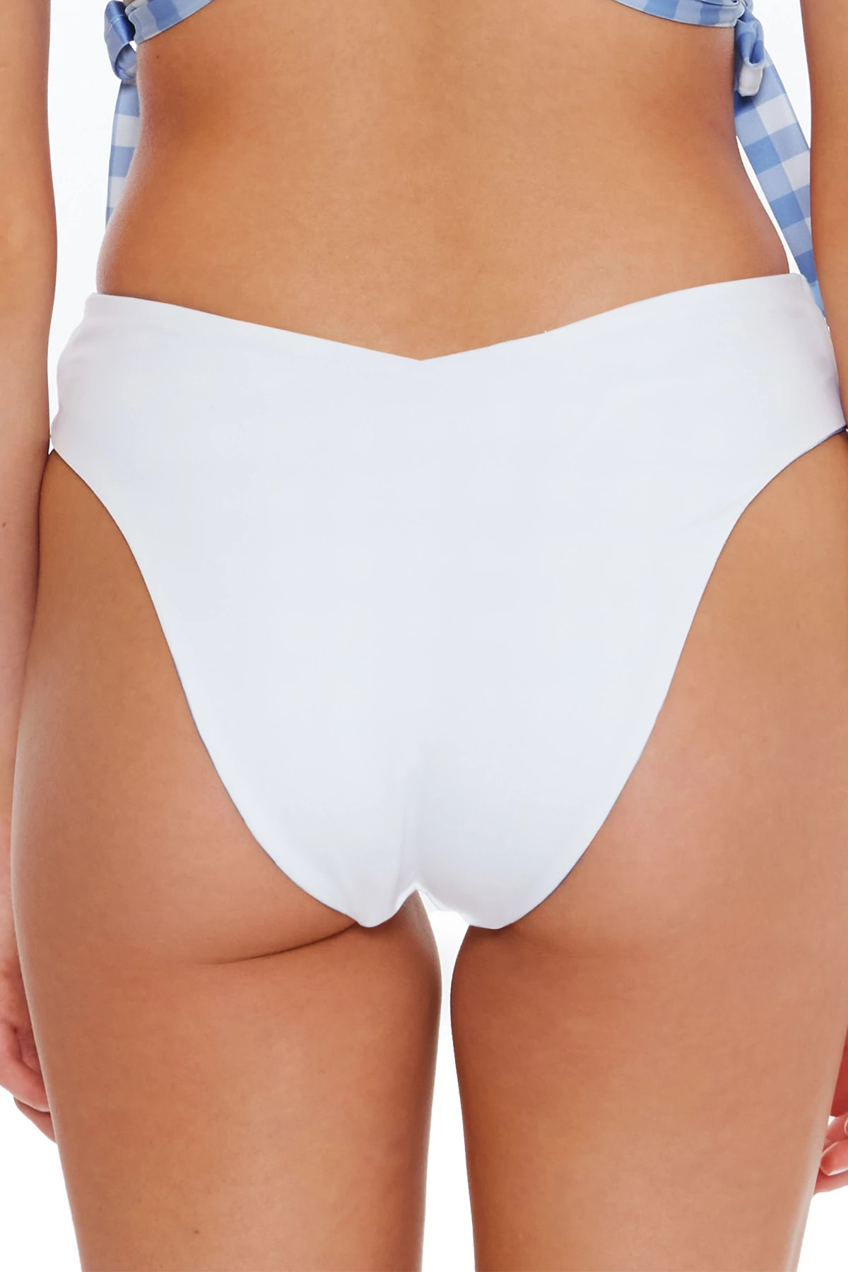 CHAMBRAY Reversible Miami Brazilian Bikini Bottom image number 4