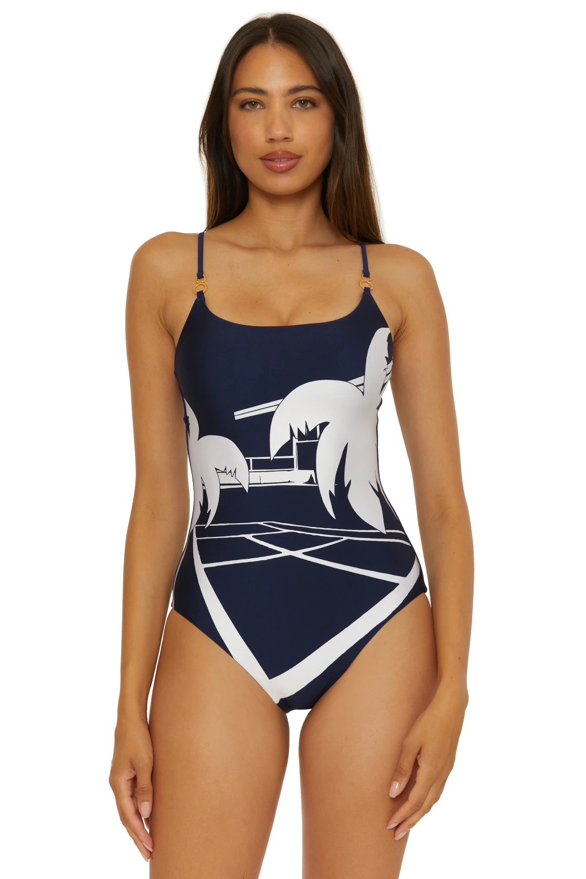 INK Tennis One Piece Swimsuit image number 1