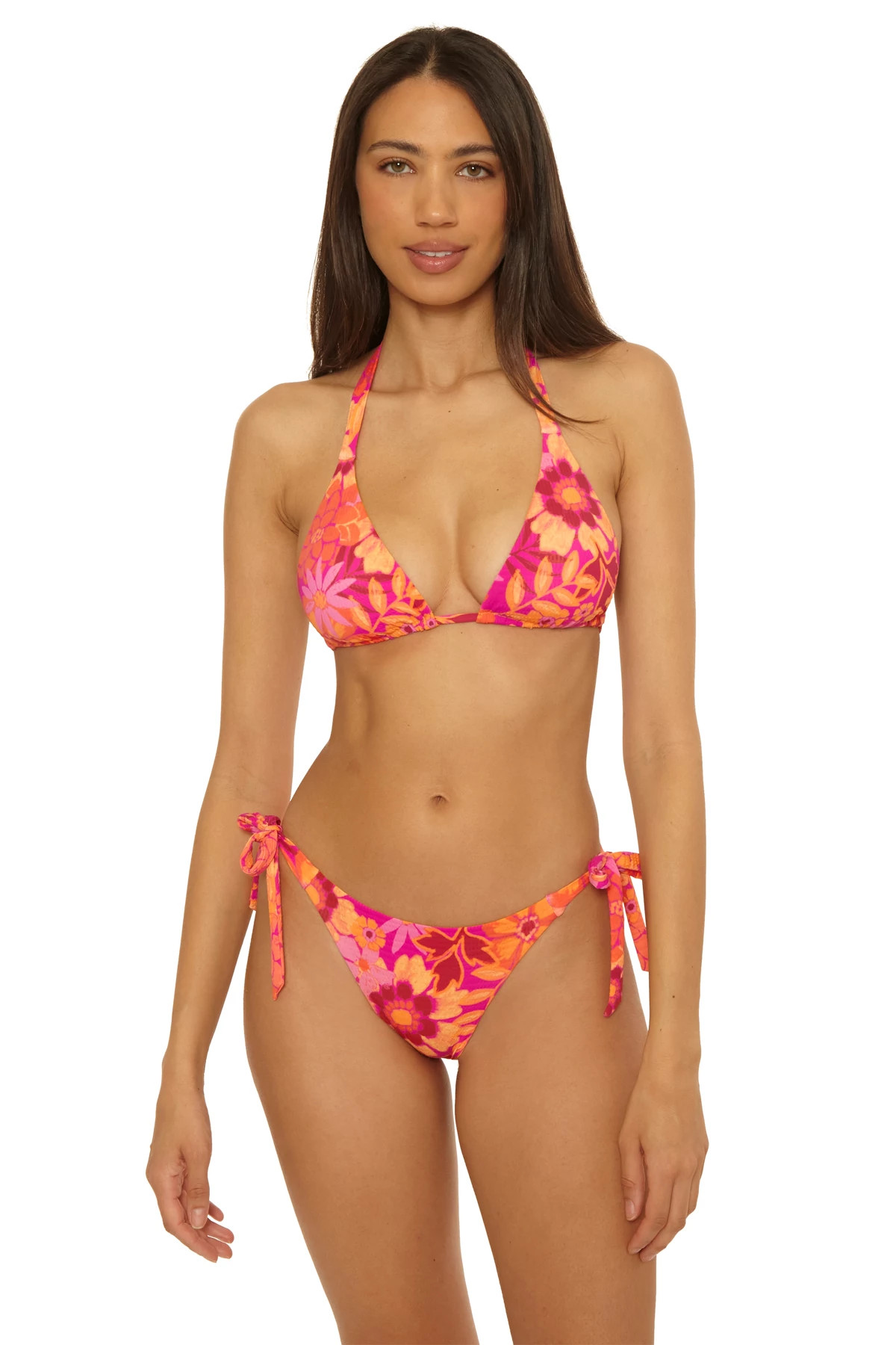MULTI Cheryl Reversible Triangle Bikini Top image number 1