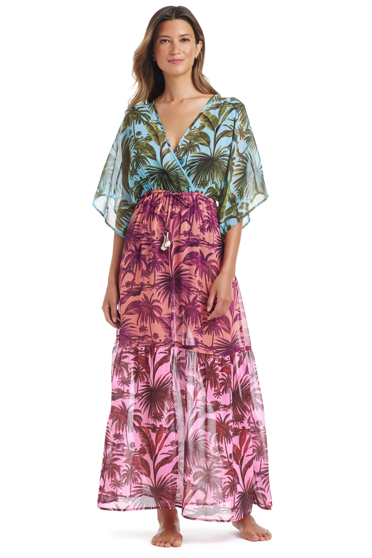 MULTI White Lotus Kimono image number 3