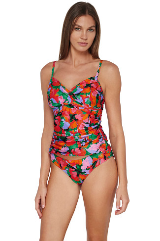 HUMMINGBIRD COVE Simone Convertible Strap Tankini Top