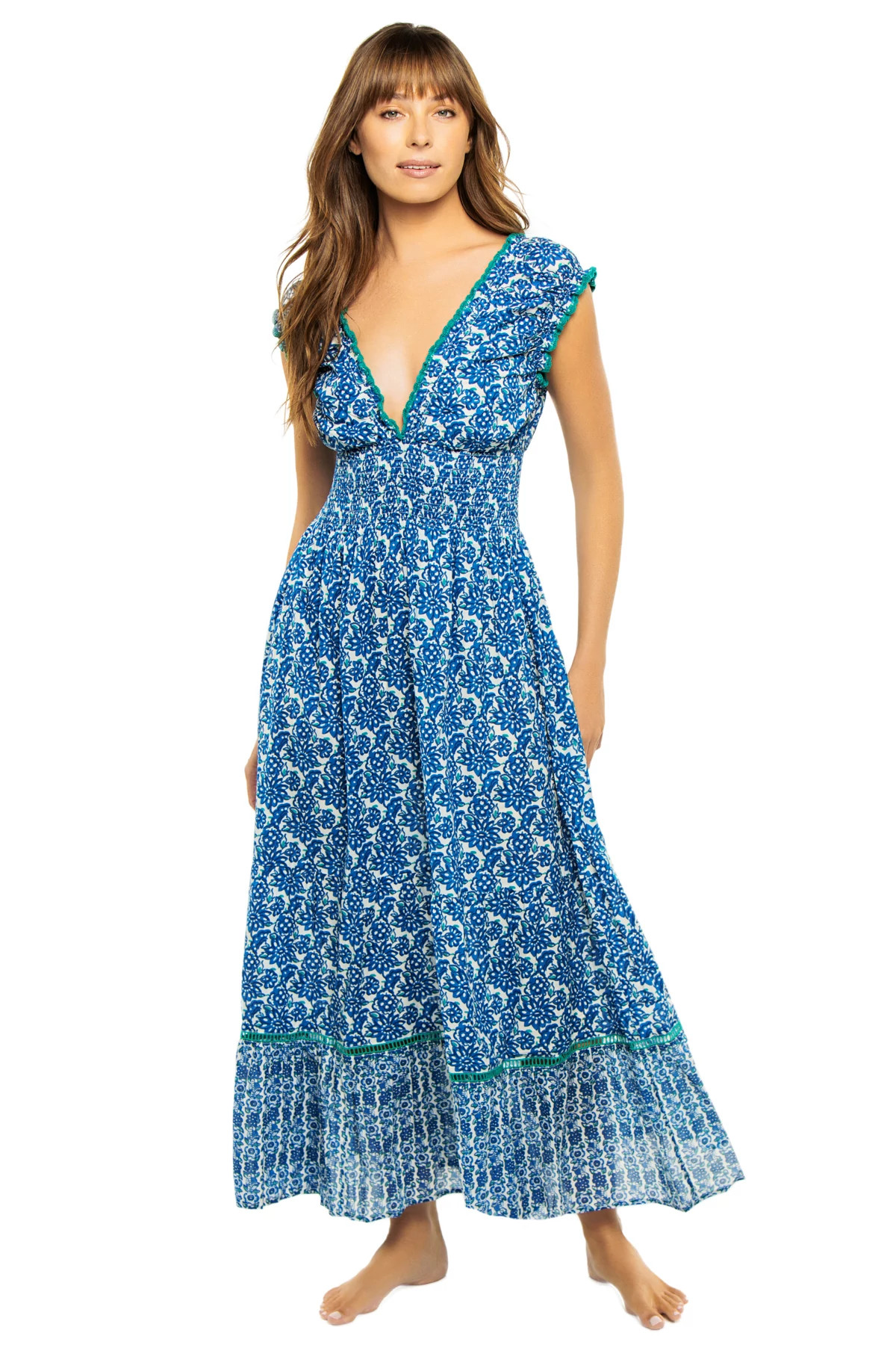 PANAJI BLUE Hilda Maxi Dress image number 1