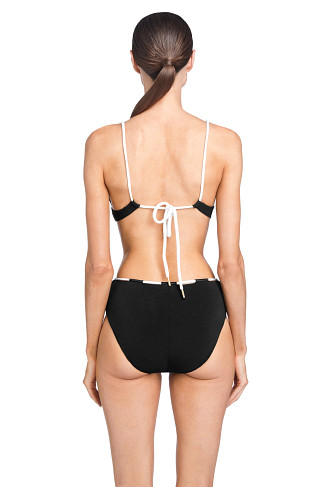 BLACK Emma Triangle Bikini Top