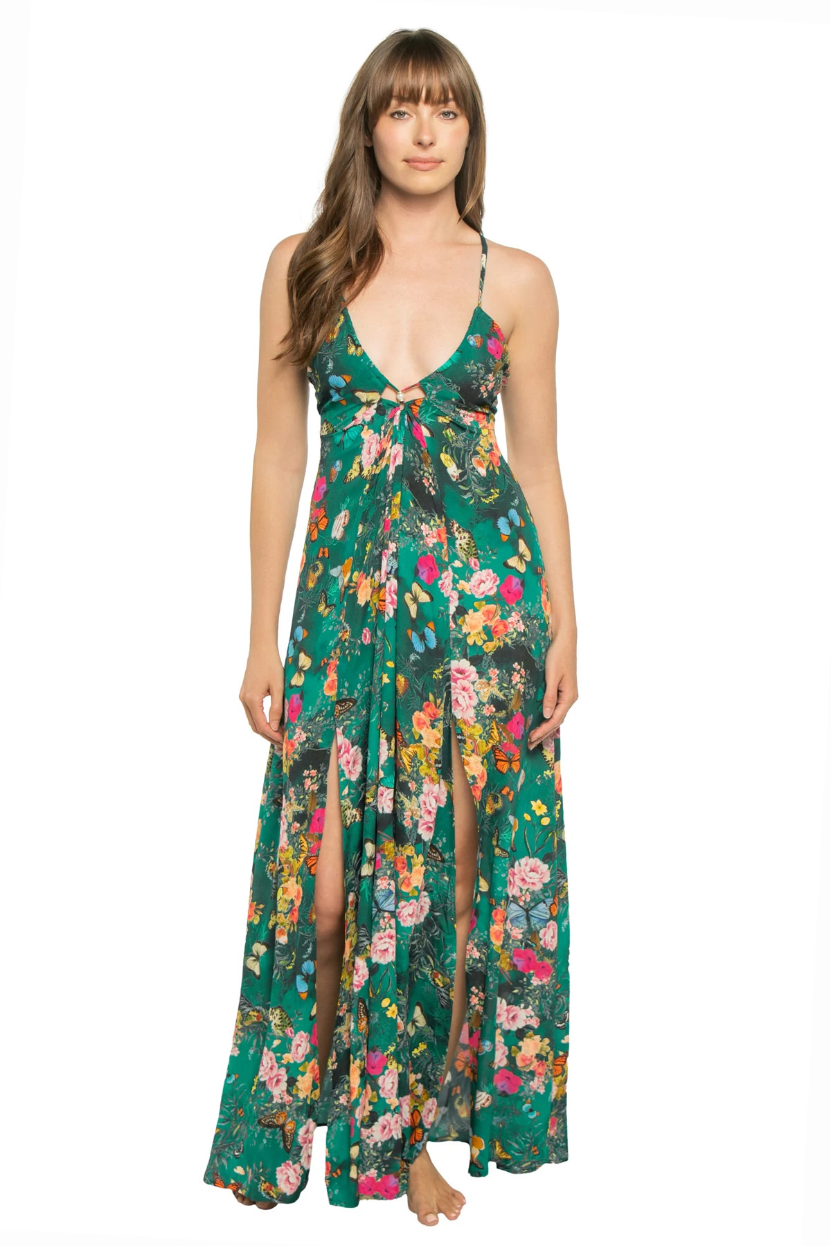MULTI Geneva Maxi Dress image number 1