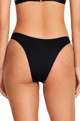 BLACK RELUX Luxe Link Brazilian Bikini Bottom