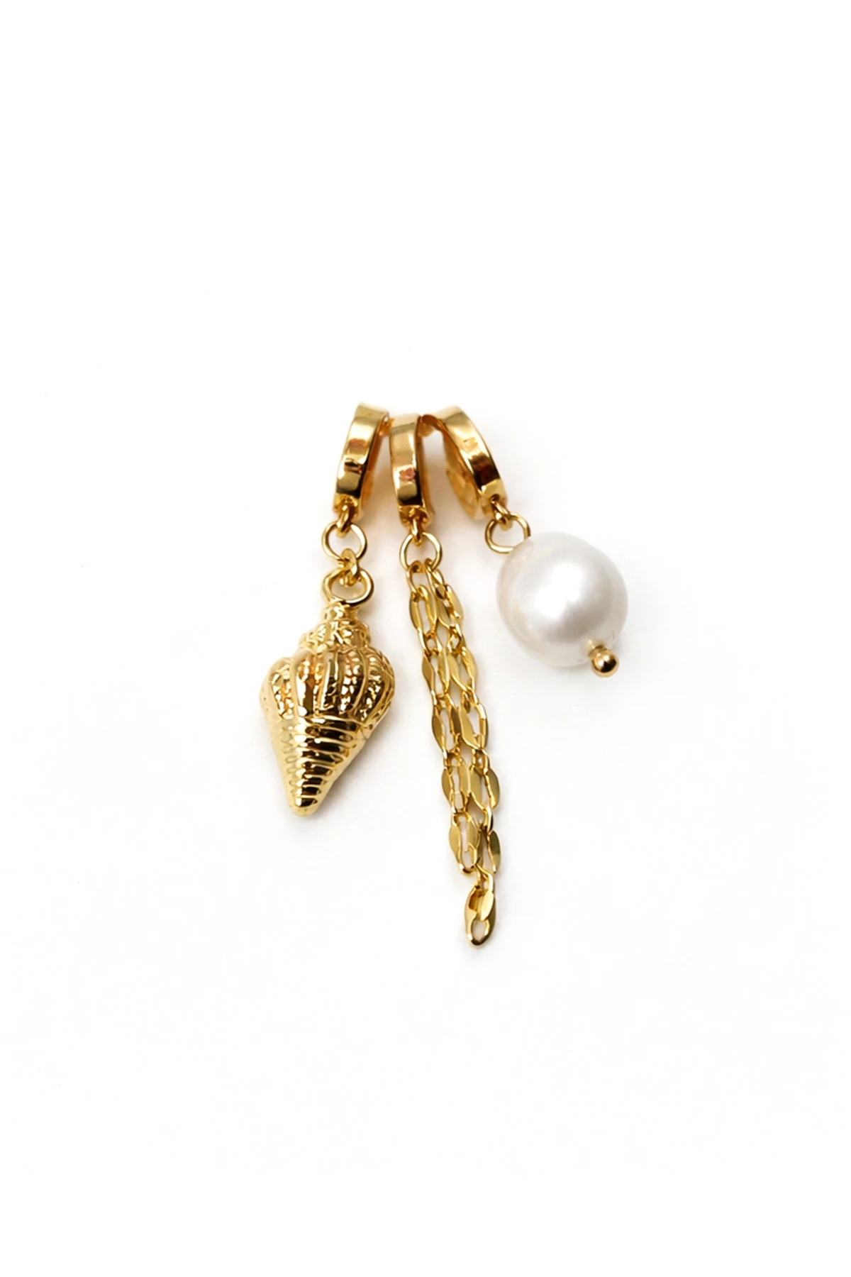 GOLD Gold Shell Bikini Charm image number 1
