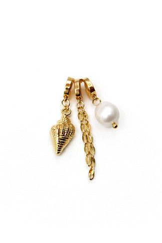 GOLD Gold Shell Bikini Charm