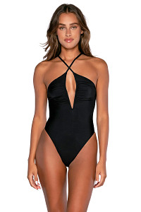 Stardust Plunge One Piece Swimsuit