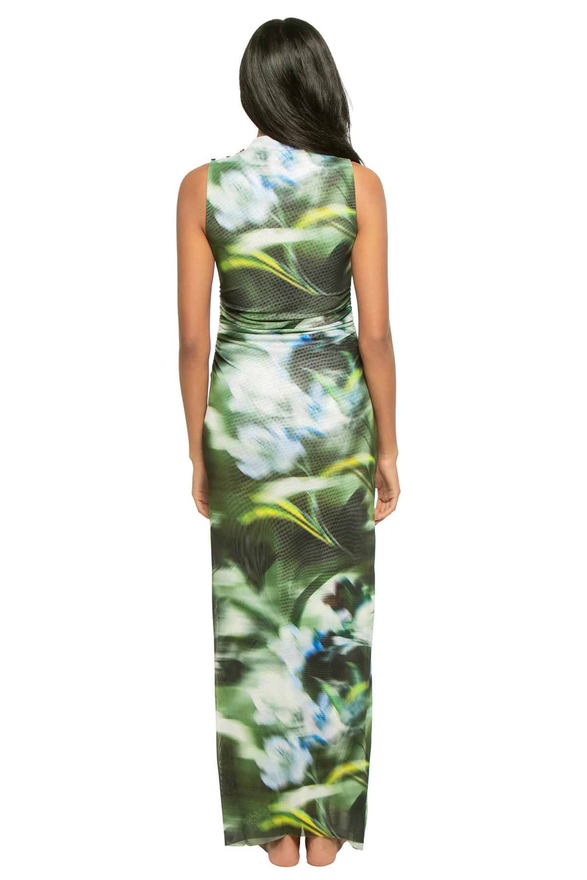 BLURRED CASABLANCA Athena Maxi Dress image number 2