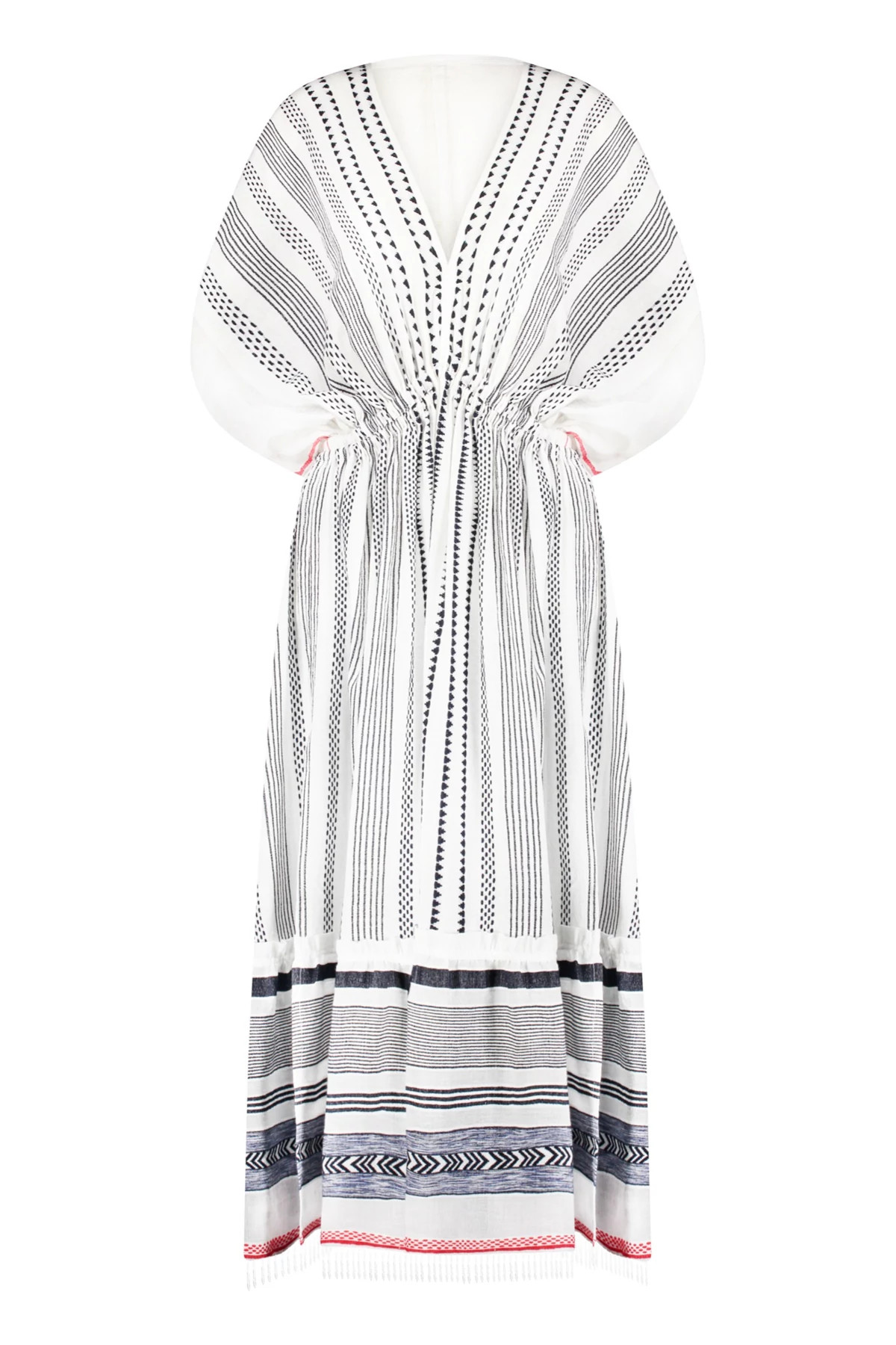 NAVY Yeshi Plunge Midi Dress image number 3