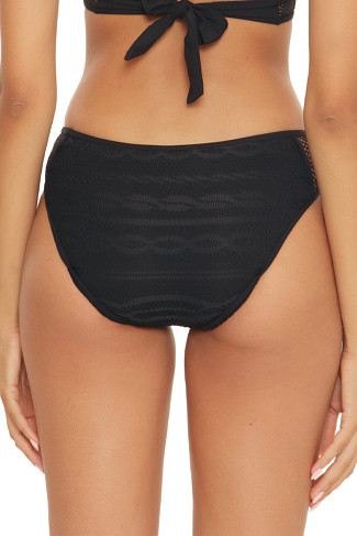 BLACK Kennedy Tab Side Hipster Bikini Bottom