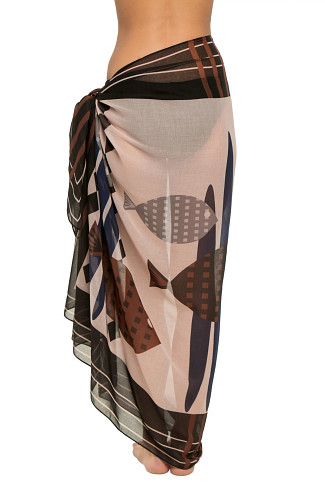 BEIGE/BROWN Cepheus Sarong