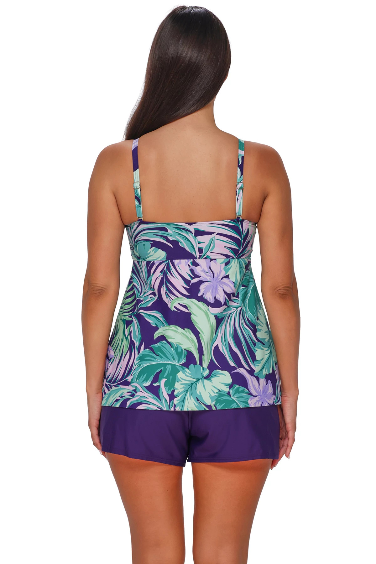 PALM SHADE Molly Bandeau Tankini image number 4