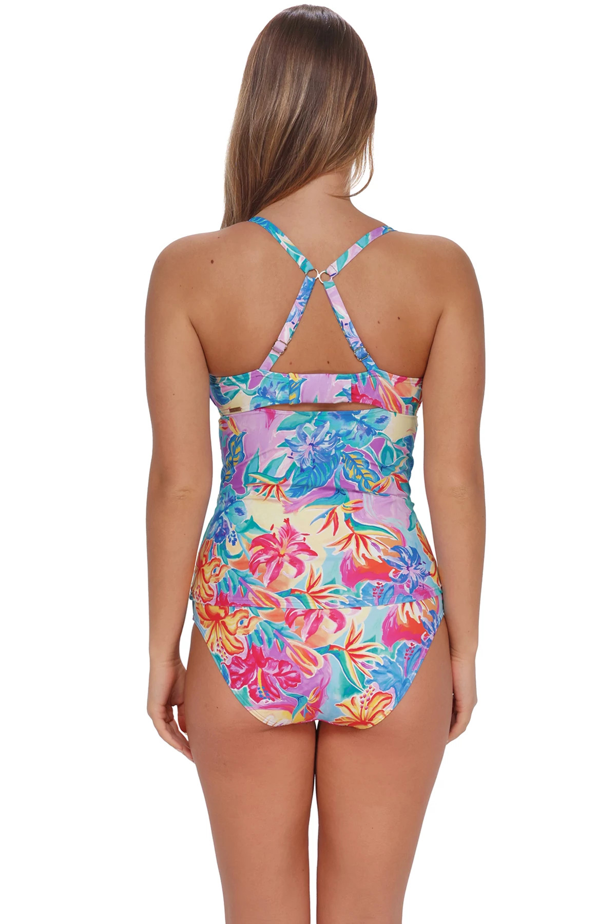 ALOHA VISTA Serena Underwire Tankini Top (D+ Cup) image number 2