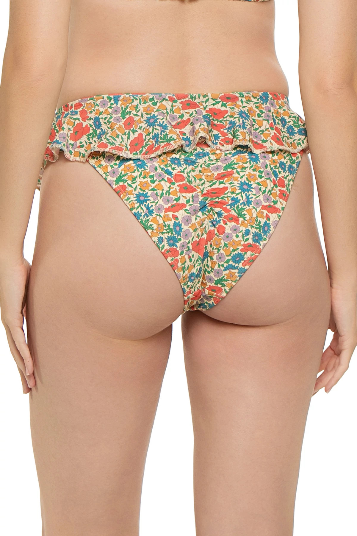 FLORENCIA FLORAL Tamarindo High Waist Bikini Bottom image number 2