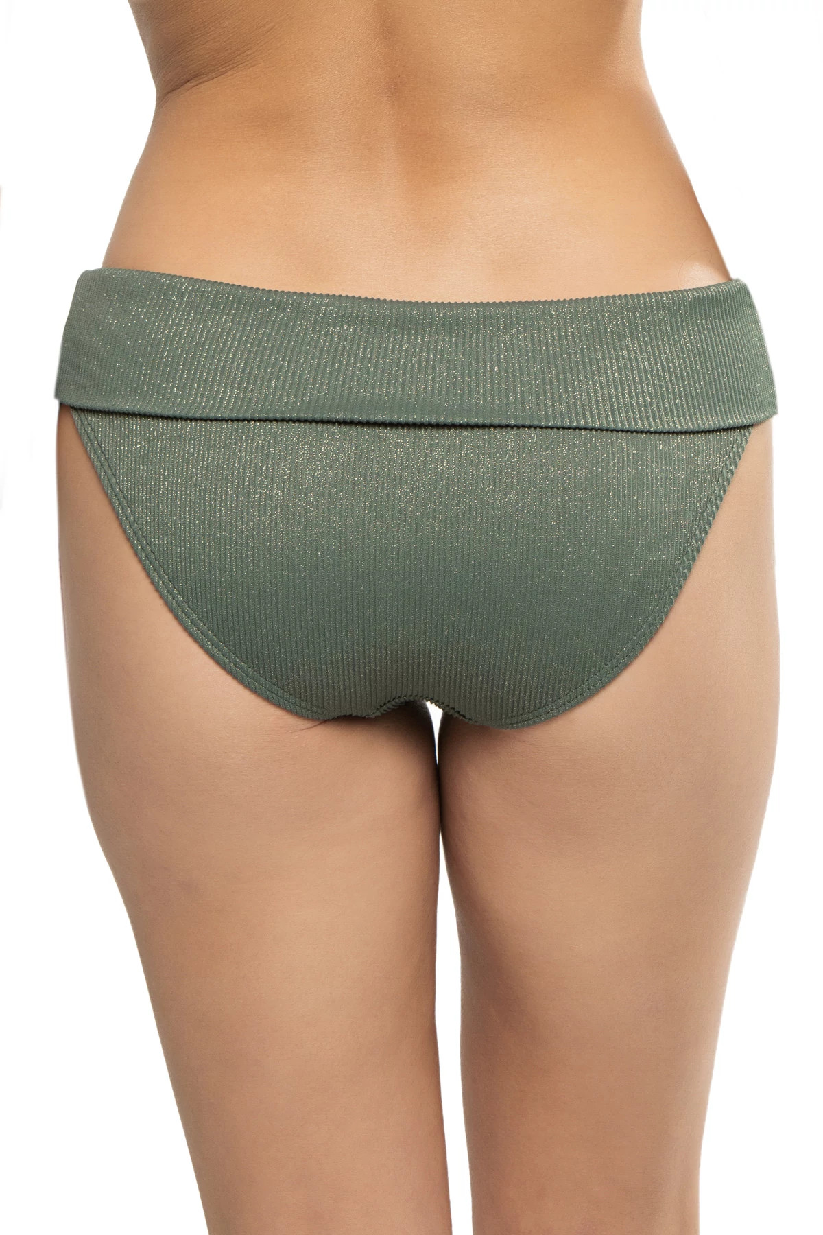 SEA GREEN Sydney Textured Hipster Bikini Bottom image number 3