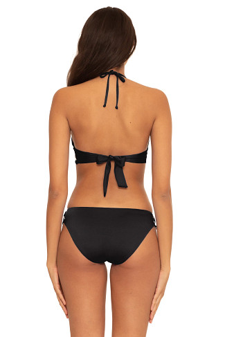 BLACK Avery Banded Triangle Bikini Top