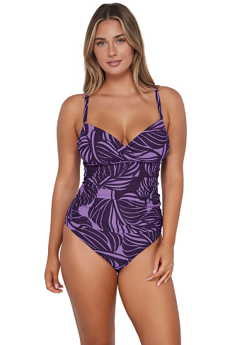 MYSTIC PALMS Serena Underwire Tankini Top (D+ Cup)