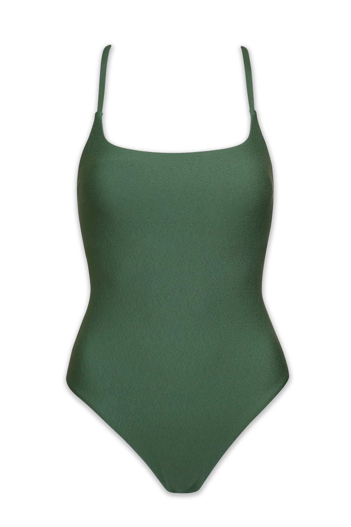 FATIGUE GREEN Ballet One Piece Swimsuit image number 4