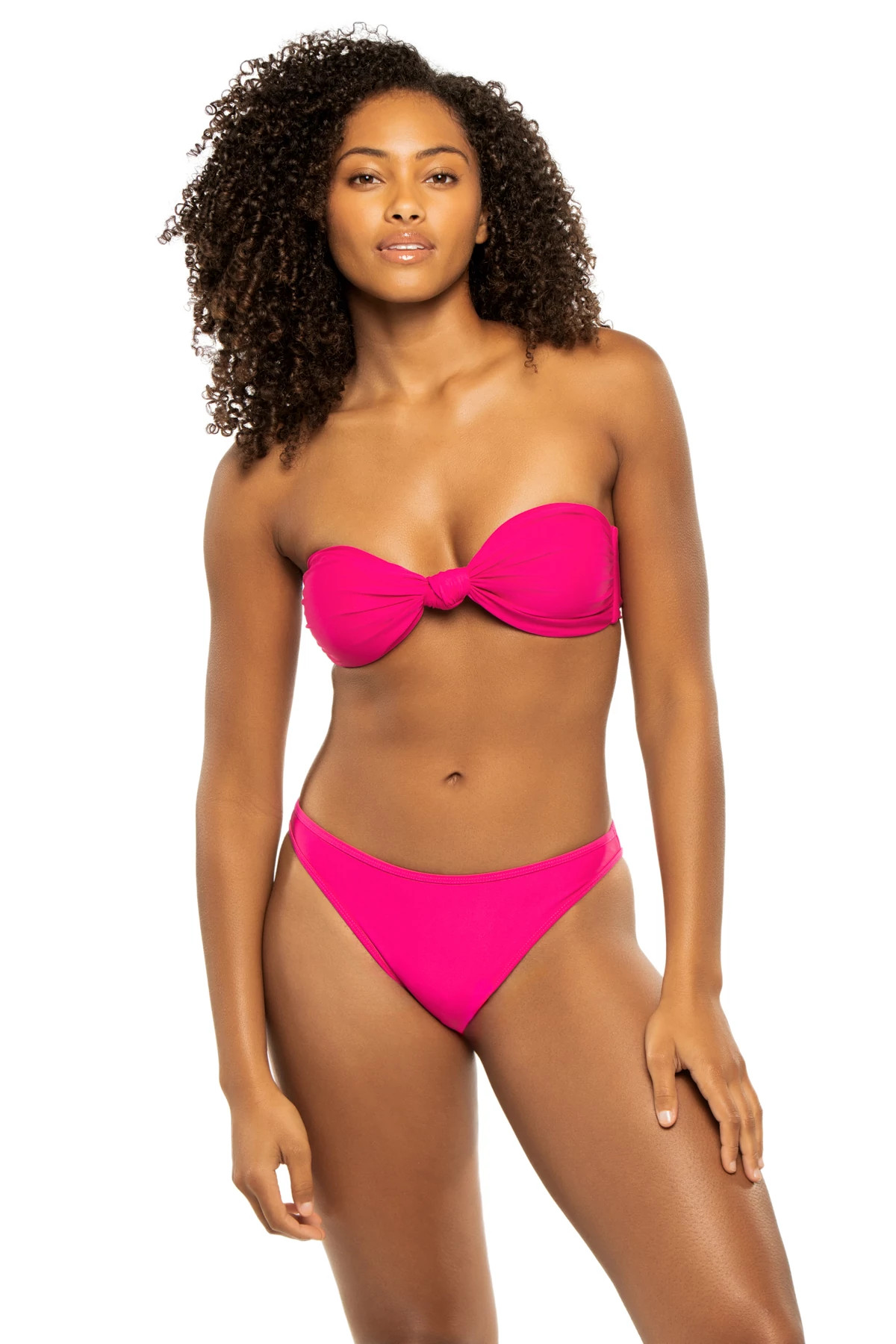 PERFECT PINK Margaux Bandeau Bikini Top image number 1