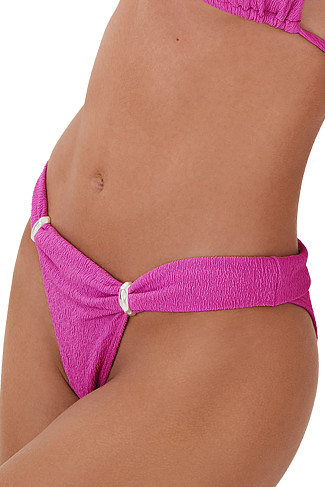 FRENCH ROSE Bia Tab Side Hipster Bikini Bottom