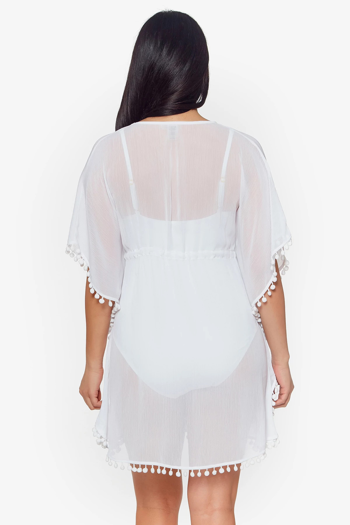 WHITE Caftan Style Tunic image number 3