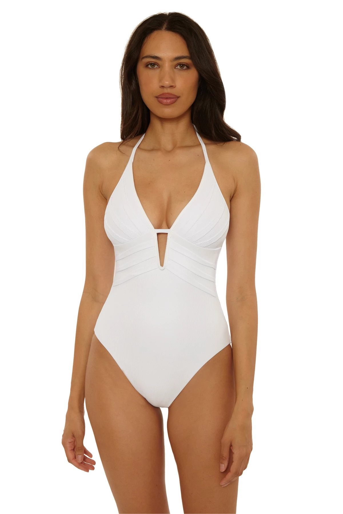 WHITE Mira One Piece Swimsuit image number 1