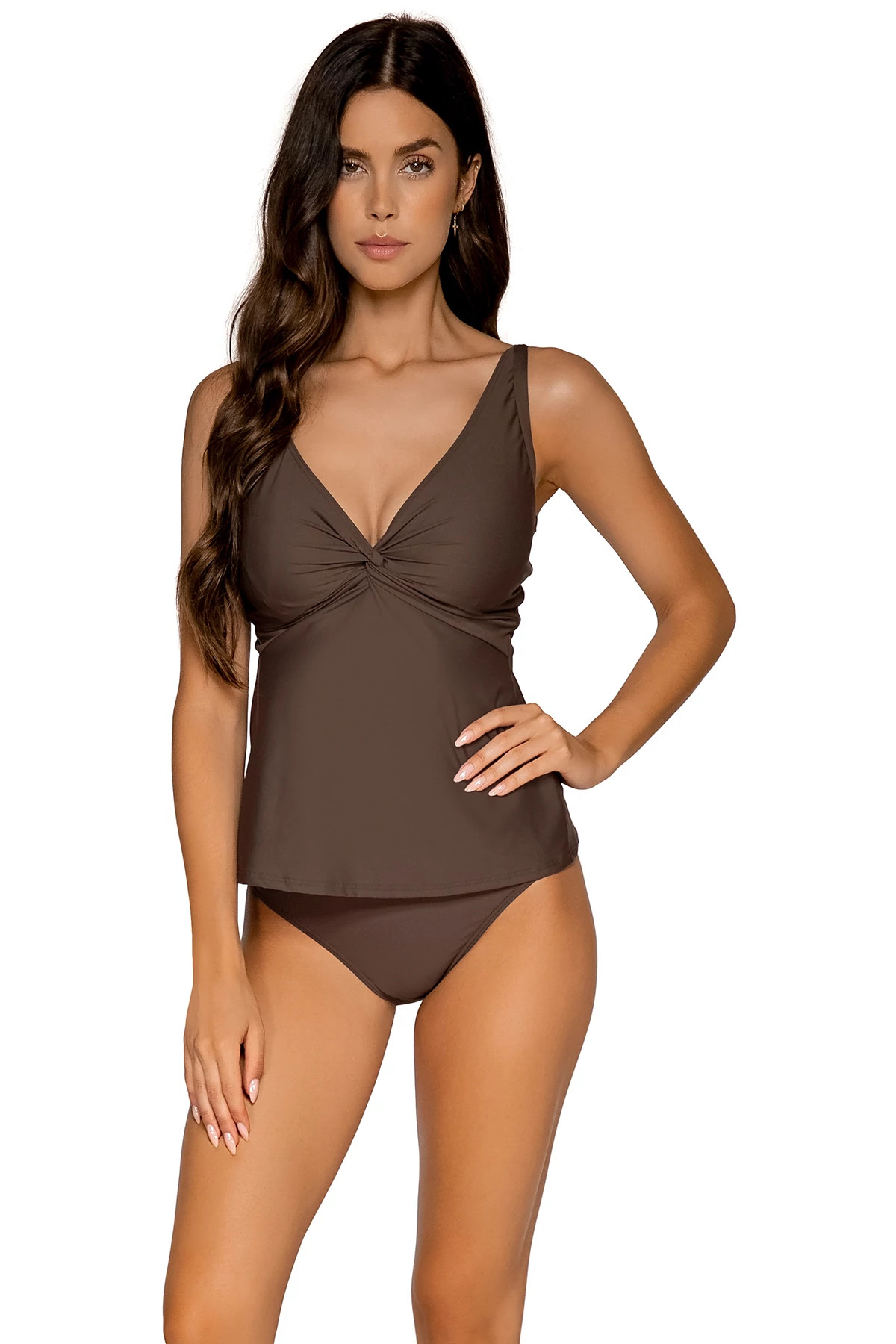 KONA Forever Underwire Bra Tankini Top (E-H Cup) image number 1