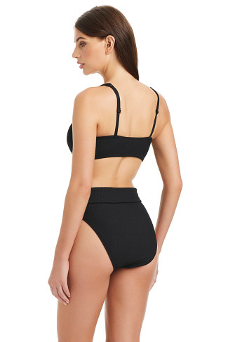 BLACK Chain Bralette Bikini Top