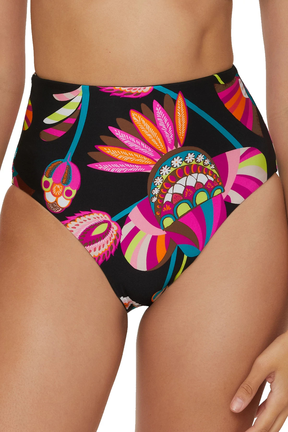 MULTI Reversible High Waist Bikini Bottom image number 1