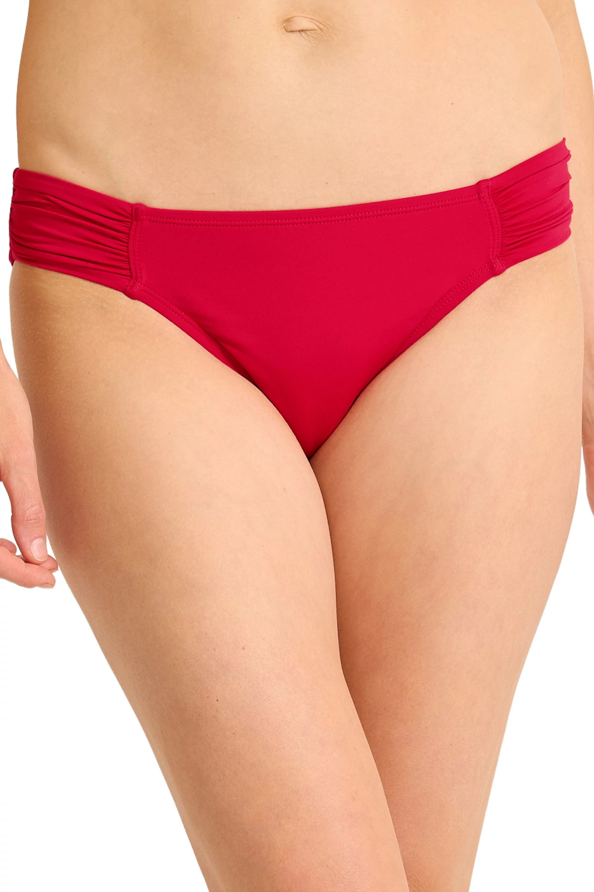 ROSSOVIVO Shirred Hipster Bikini Bottom image number 1