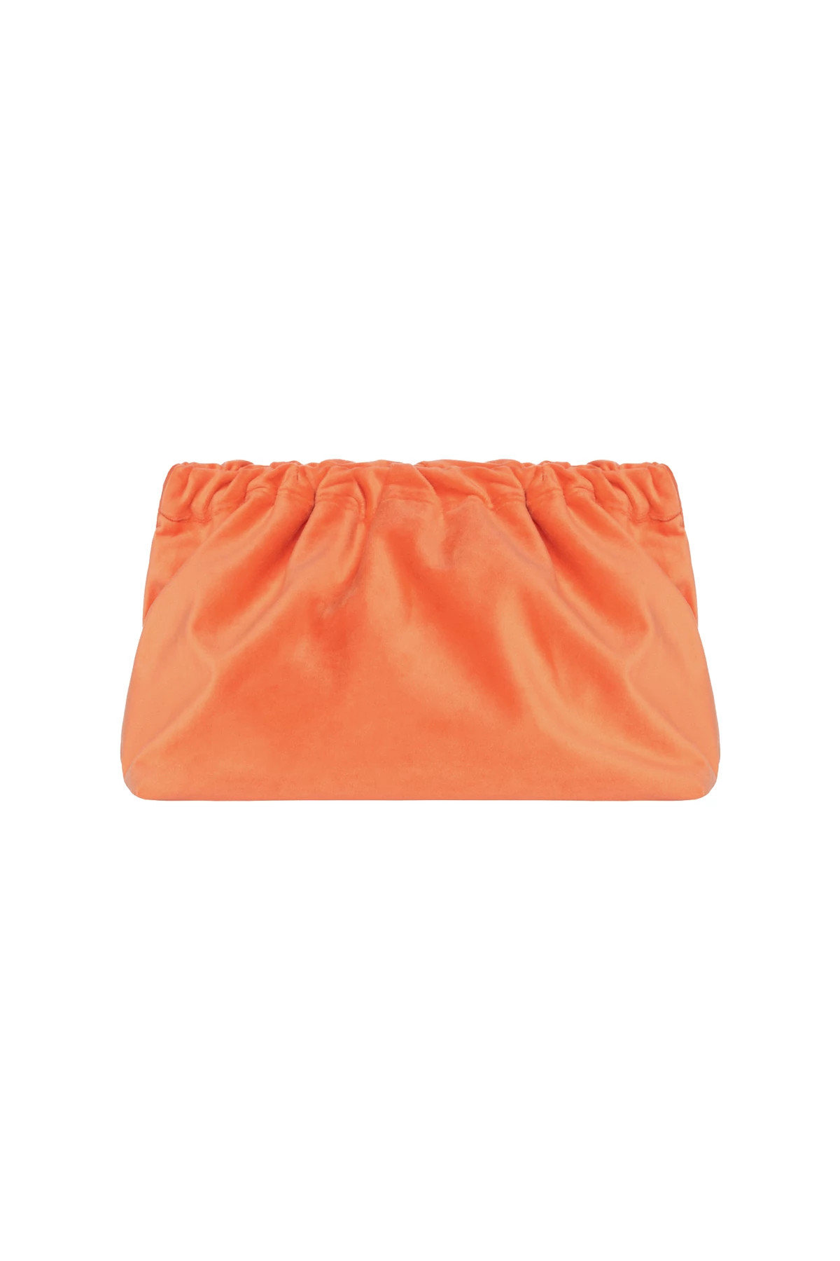 ORANGE It Is What It Is Ruched Clutch image number 2