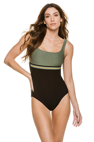 SAGE Mimizan Over The Shoulder One Piece Swimsuit