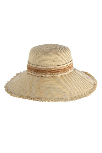 NATURAL Mia Fringe Sun Hat