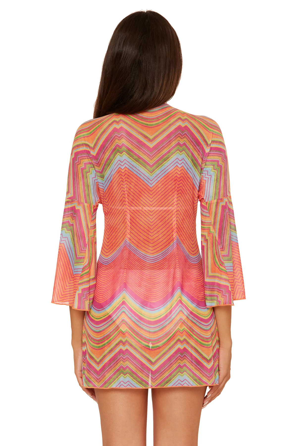 MULTI Summer Sunrise Kimono image number 2