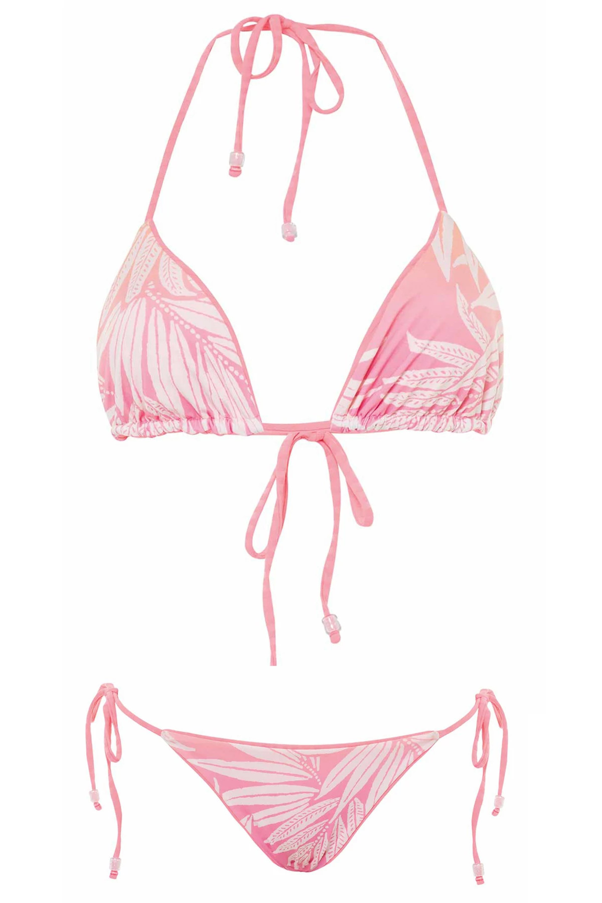 SEA PINK Sunny Reversible Tie Side Brazilian Bikini Bottom image number 3