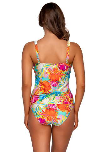LOTUS Taylor Molded Underwire Bra Tankini Top (D+ Cup)