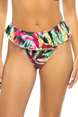 ISLA FLORAL Tamarindo High Waist Bikini Bottom