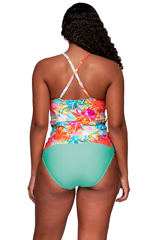 LOTUS Harlow High Neck Halterkini Top