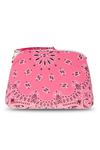 STRAWBERRY/FUCHSIA Large Bandana Pouch