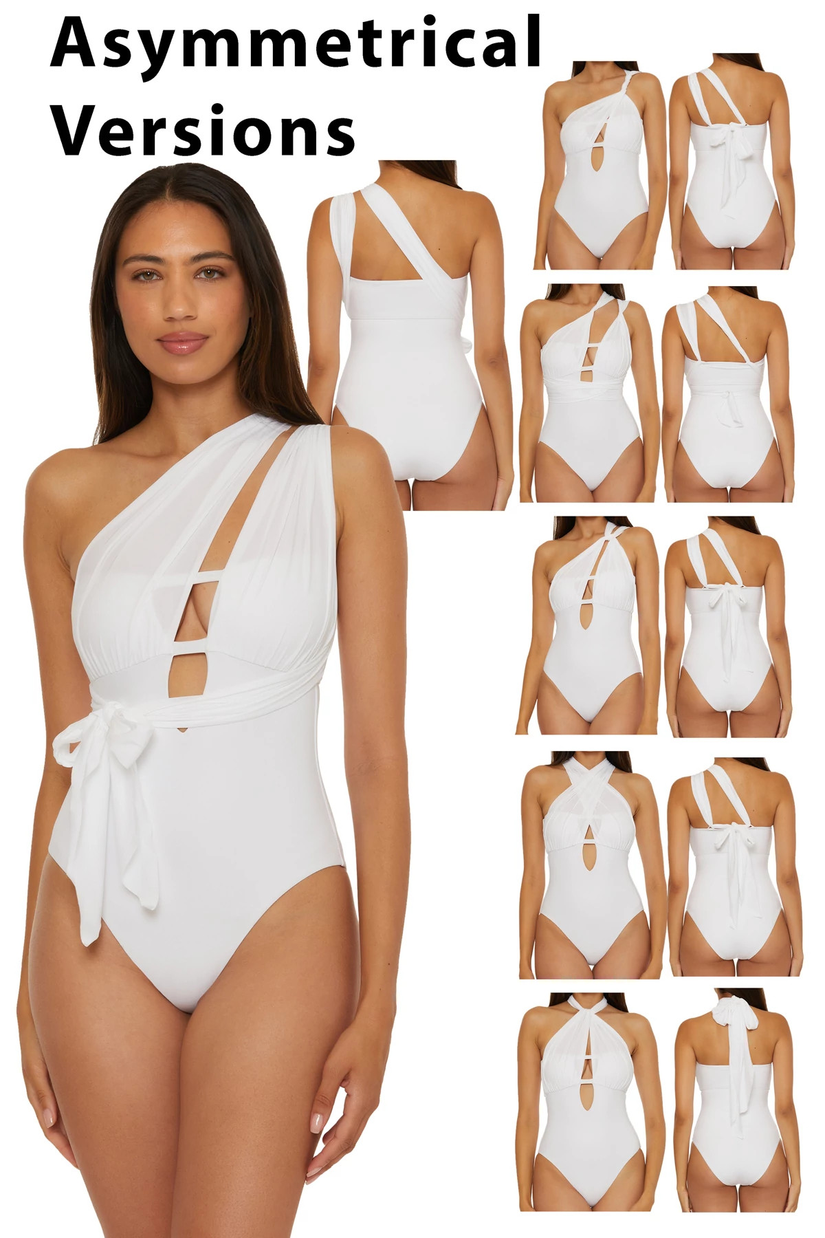 WHITE The Butterfly Multi-Way One Piece Swimsuit image number 4