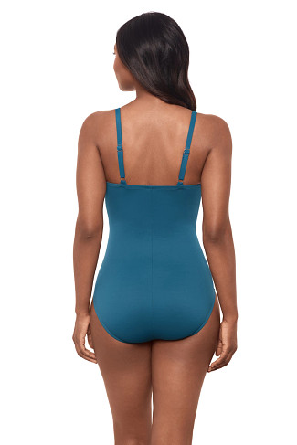 AEGEAN Mystique Underwire Surplice One Piece Swimsuit