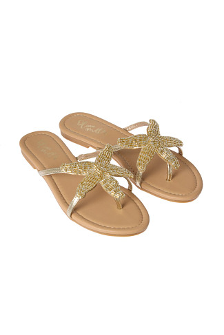 GOLD Starfish Sandals