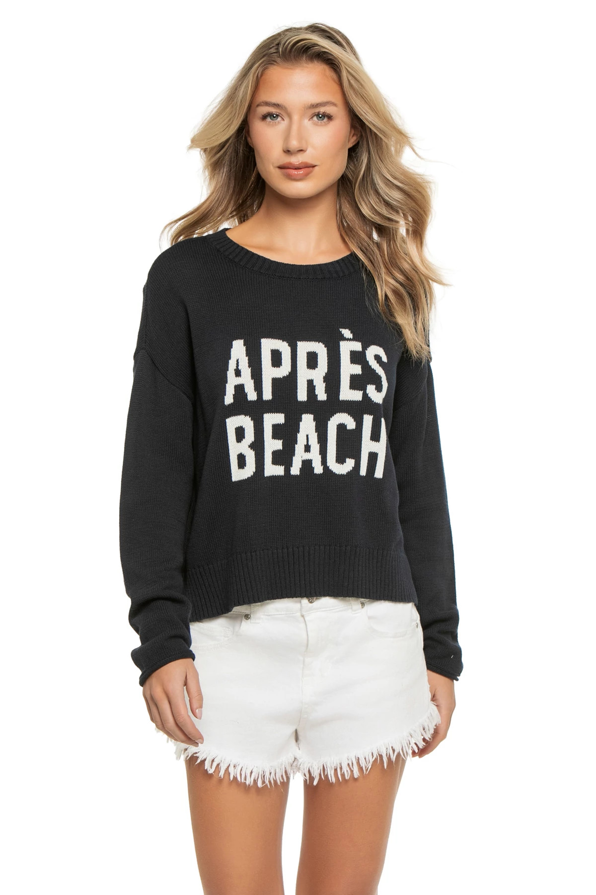 ECLIPSE Apr&eacute;s Beach Boyfriend Sweater image number 1